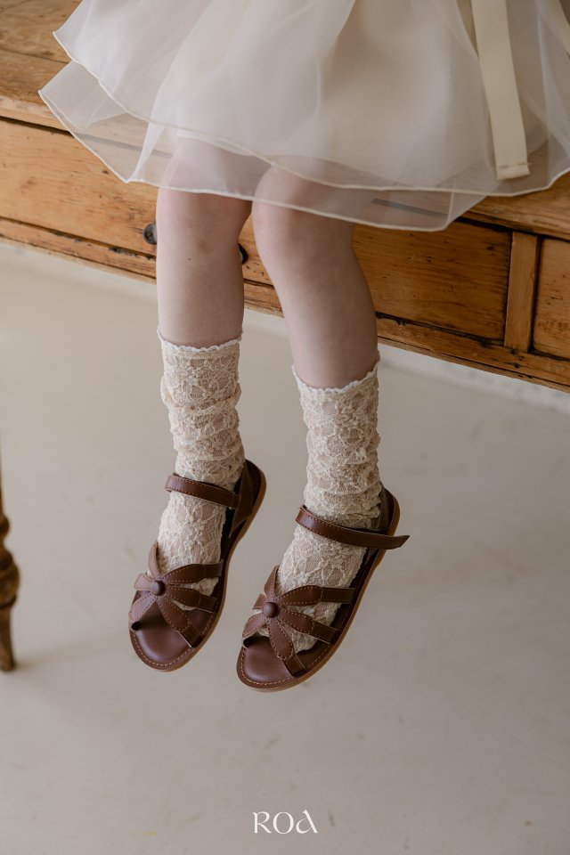 Roa - Korean Children Fashion - #designkidswear - Lace Socks - 3