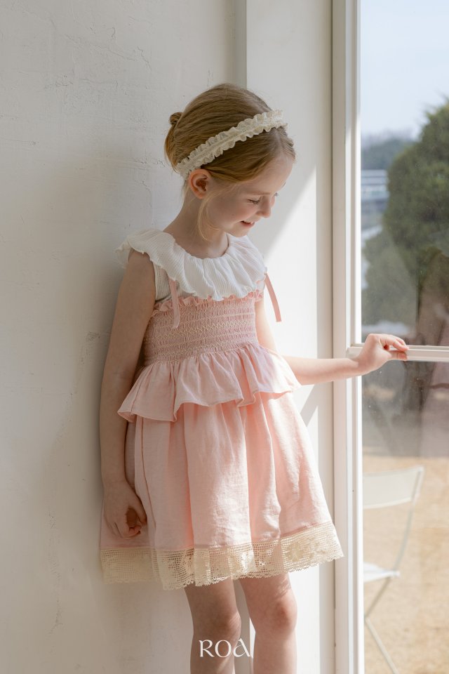 Roa - Korean Children Fashion - #fashionkids - Shirred One-piece - 10