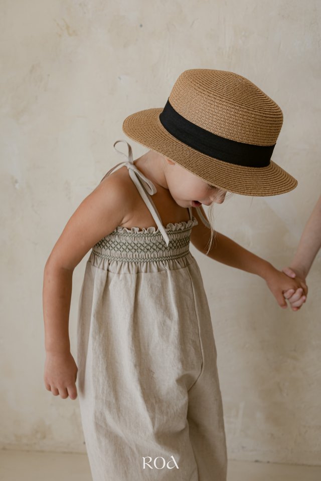 Roa - Korean Children Fashion - #fashionkids - Shirred Jumpsuit - 8