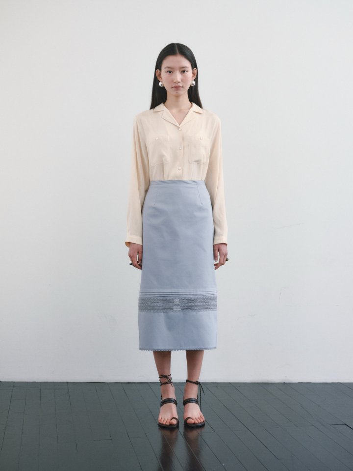 Roomk - Korean Women Fashion - #momslook - Pintuck Skirt