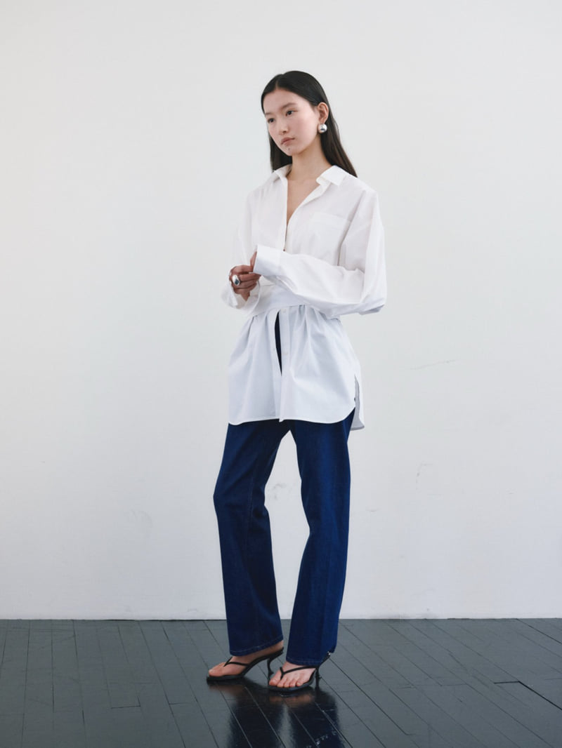 Roomk - Korean Women Fashion - #momslook - Fatigue Denim Pants - 12