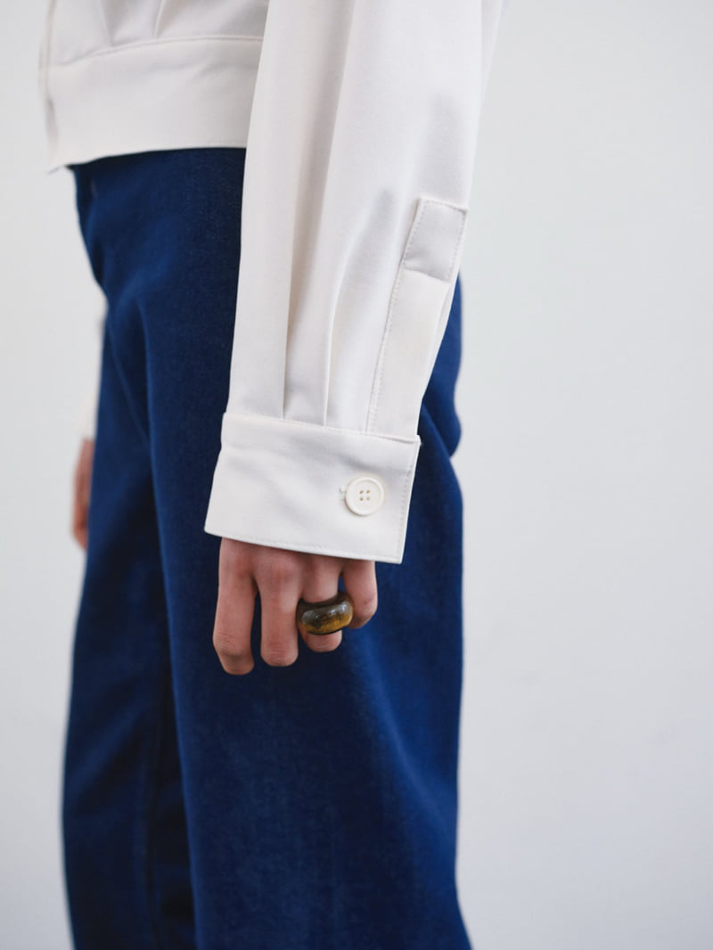 Roomk - Korean Women Fashion - #momslook - Fatigue Denim Pants - 9