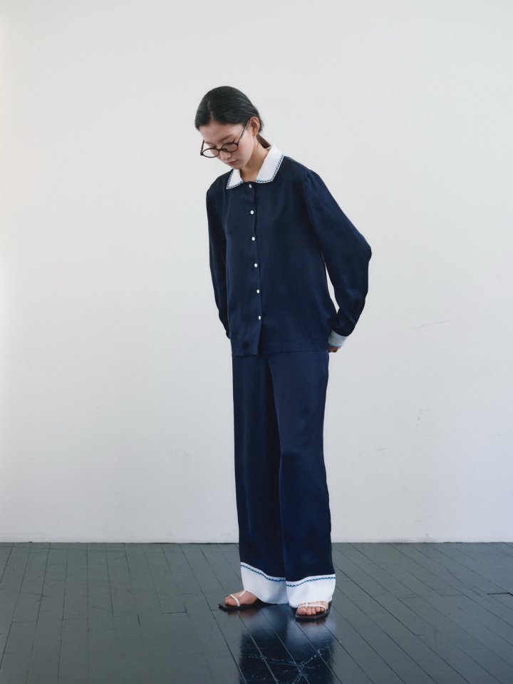 Roomk - Korean Women Fashion - #momslook - Stitch Blouse - 6