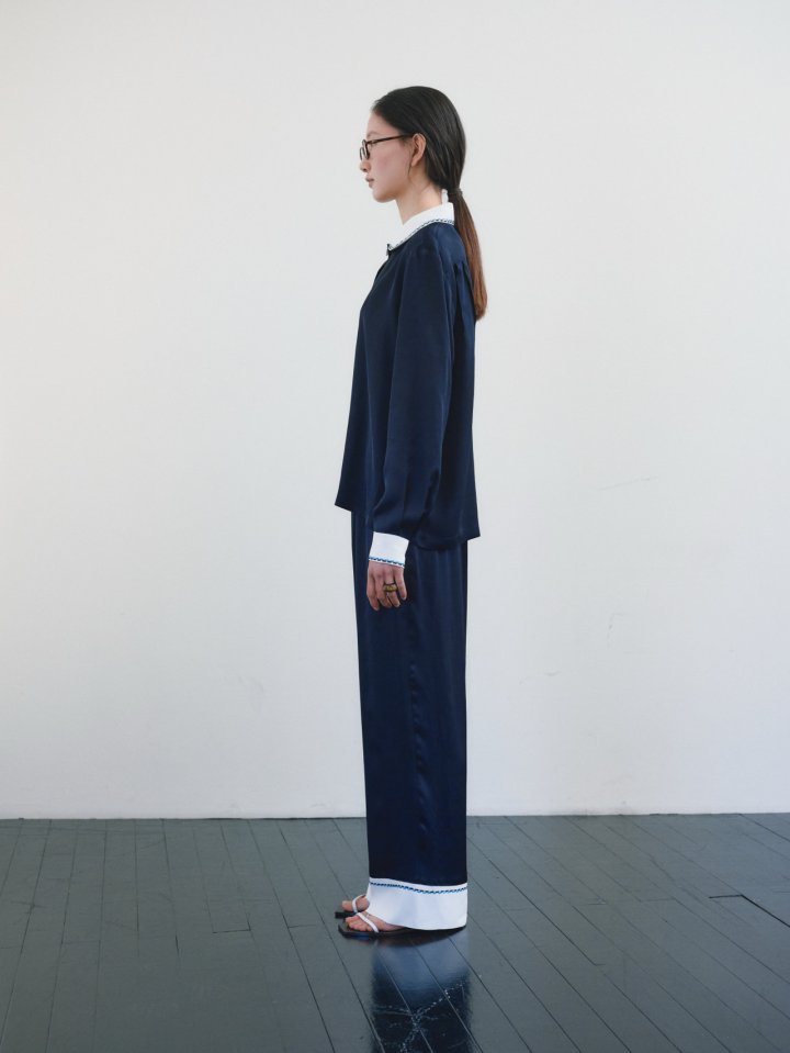 Roomk - Korean Women Fashion - #momslook - Stitch Pants - 5