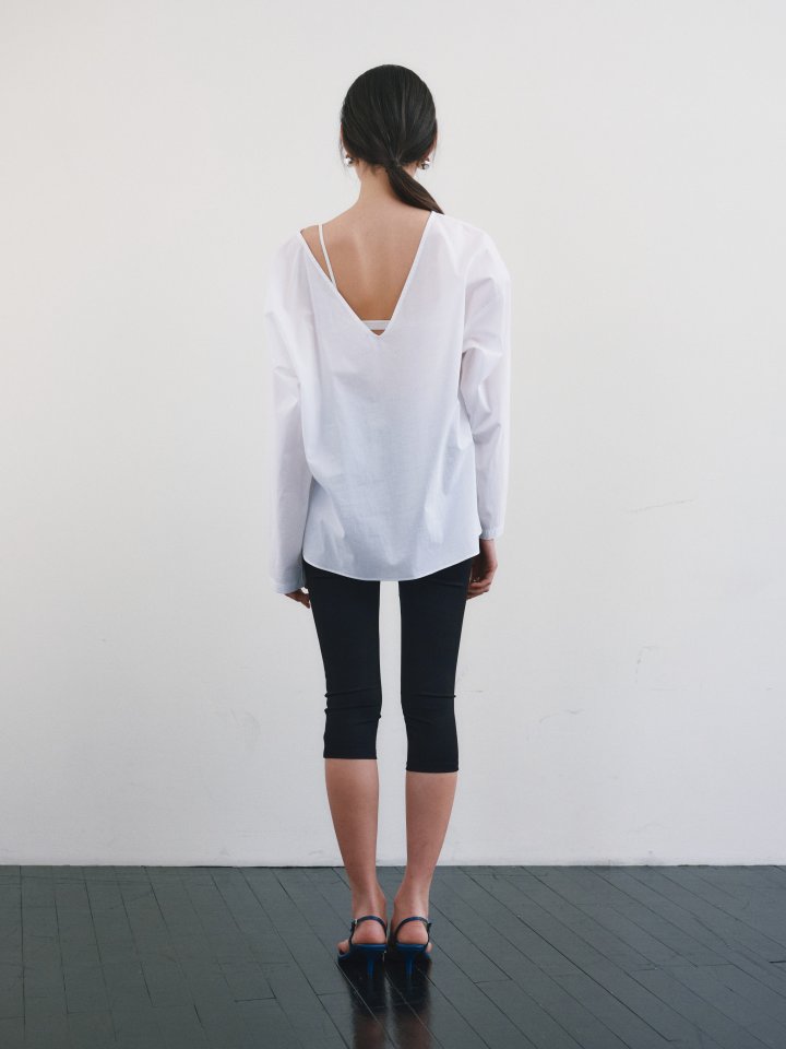 Roomk - Korean Women Fashion - #thelittlethings - Skinny Half Leggings - 4