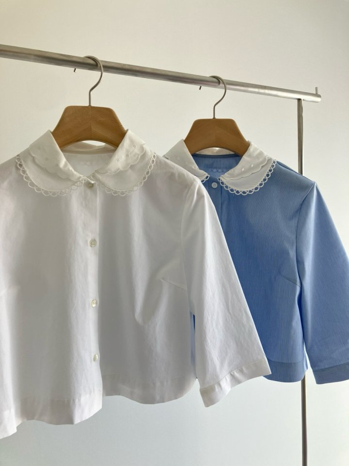Roomk - Korean Women Fashion - #pursuepretty - Petit Lace Blouse