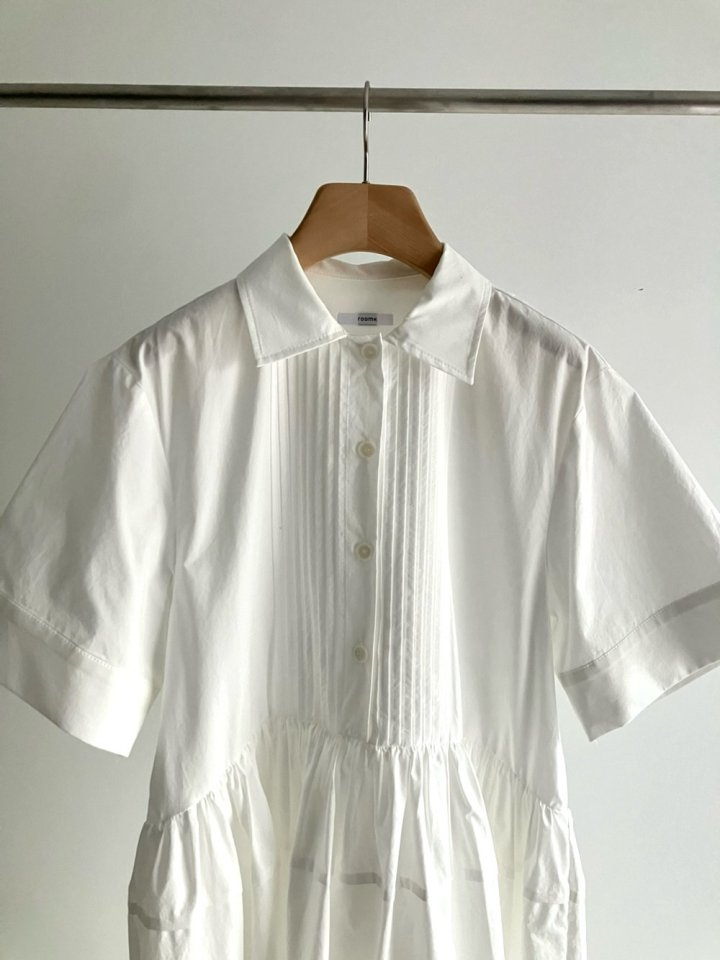 Roomk - Korean Women Fashion - #shopsmall - Pintuck One-piece - 4