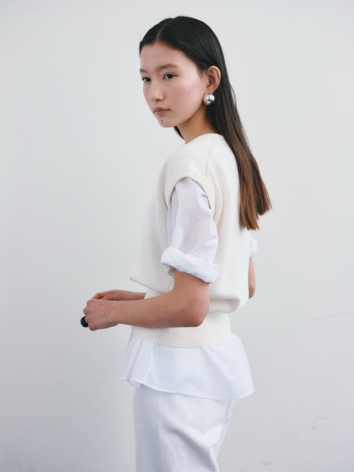 Roomk - Korean Women Fashion - #vintagekidsstyle - V Neck Knit Top - 3