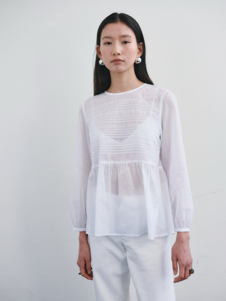 Roomk - Korean Women Fashion - #womensfashion - Poslin Blouse