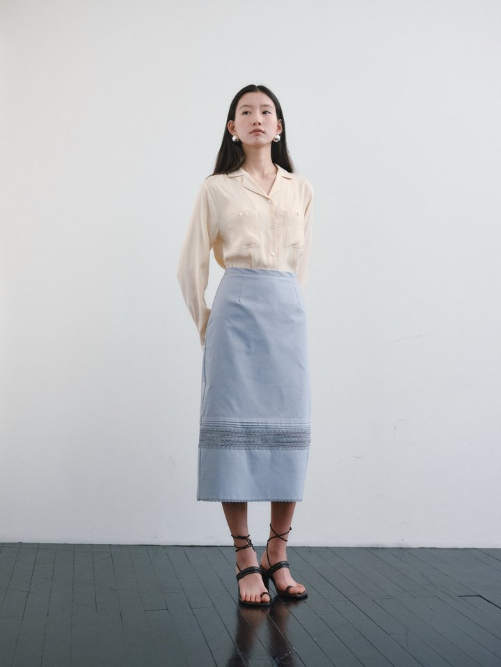 Roomk - Korean Women Fashion - #womensfashion - Pintuck Skirt - 8
