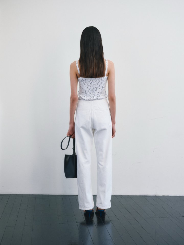 Roomk - Korean Women Fashion - #momslook - Fatigue Denim Pants - 4