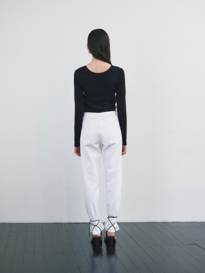 Roomk - Korean Women Fashion - #womensfashion - Fatigue Denim Pants - 8