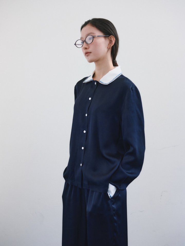 Roomk - Korean Women Fashion - #momslook - Stitch Blouse - 4