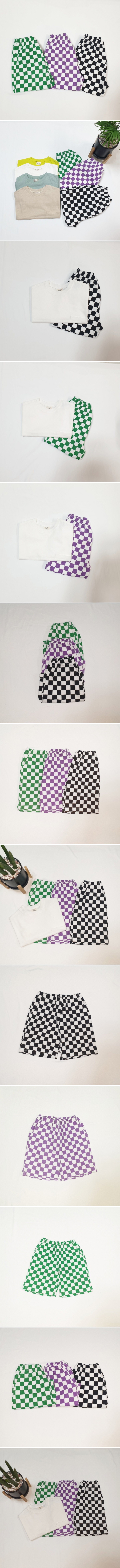 S.cloud - Korean Children Fashion - #kidzfashiontrend - Check Shorts