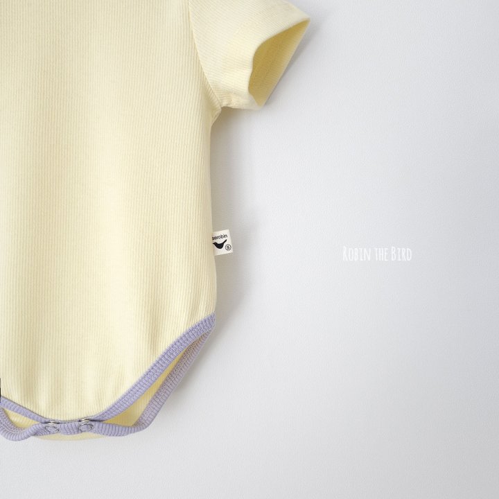 Saerobin - Korean Baby Fashion - #babyboutique - Modal Ribbed Short Sleeved Body Suit - 7