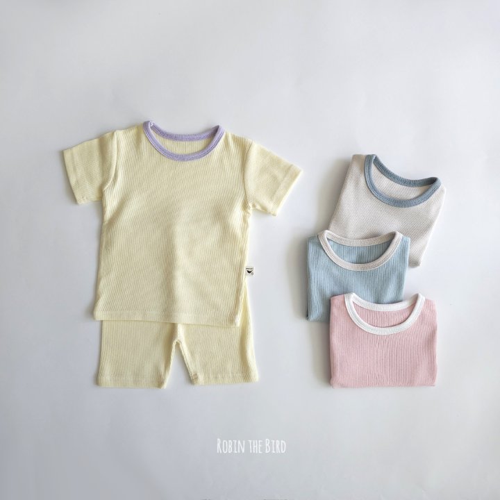 Saerobin - Korean Baby Fashion - #babygirlfashion - Modal Ribbed Short Sleeved Easywear - 11