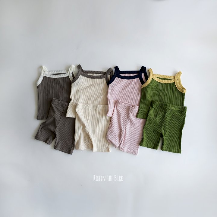 Saerobin - Korean Baby Fashion - #babyootd - Modal Sleeveless Easywear