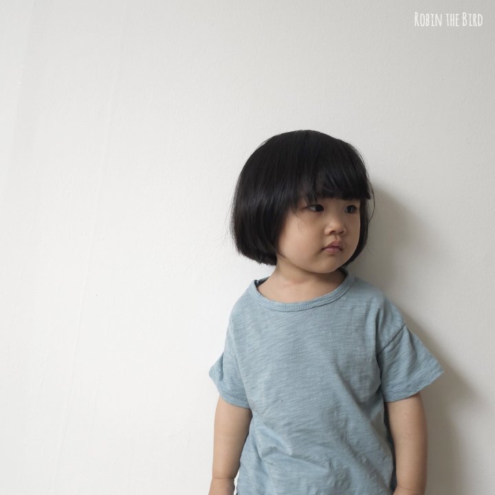Saerobin - Korean Baby Fashion - #babyootd - Short Sleeved Slub Tee - 10