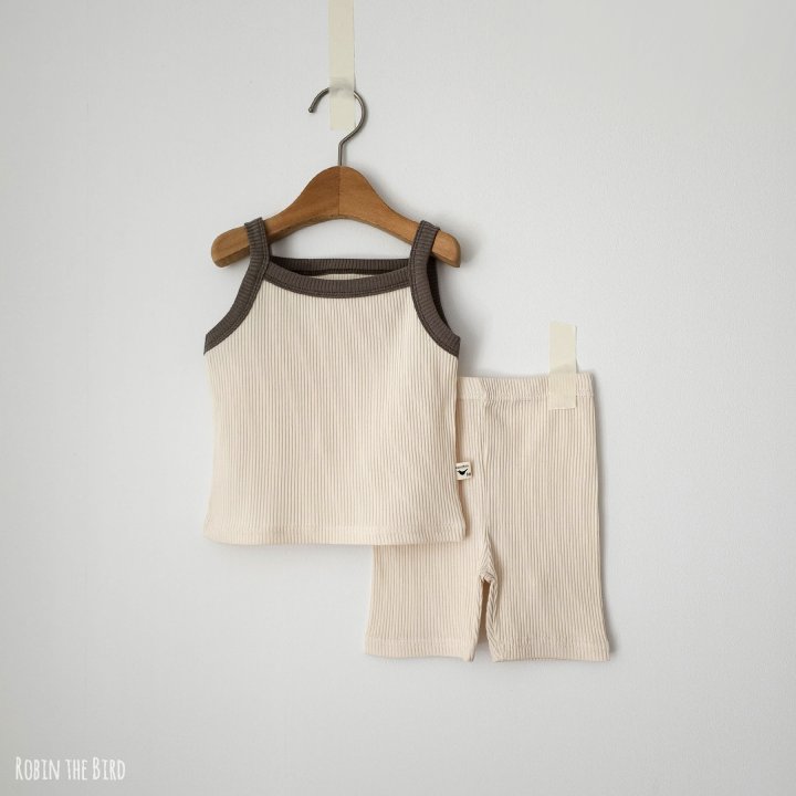 Saerobin - Korean Baby Fashion - #babyoutfit - Modal Sleeveless Easywear - 2