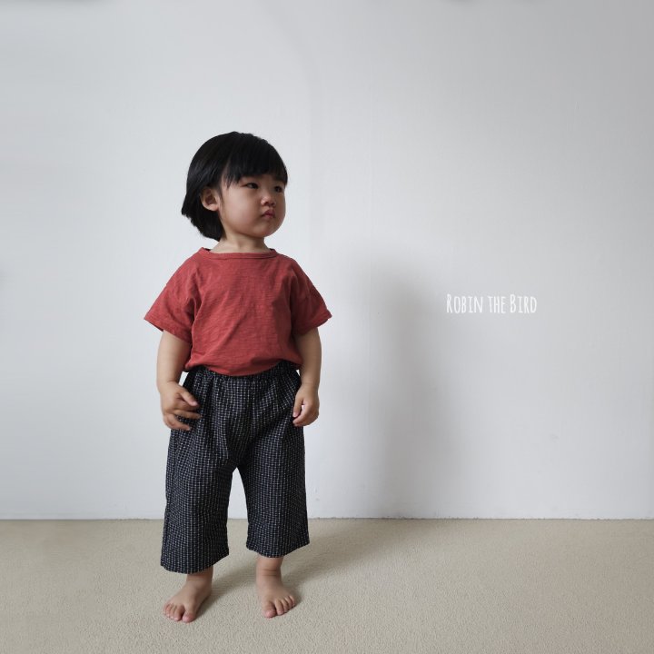 Saerobin - Korean Baby Fashion - #babyoutfit - Short Sleeved Slub Tee - 11