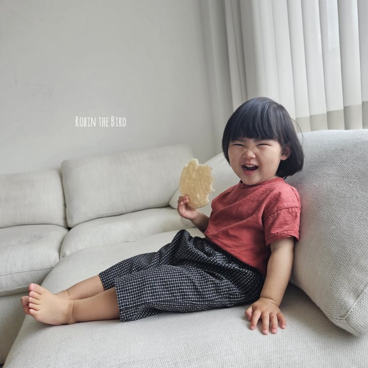 Saerobin - Korean Baby Fashion - #babyoutfit - Short Sleeved Slub Tee - 12