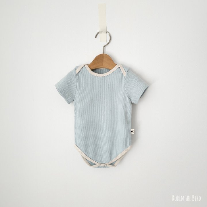 Saerobin - Korean Baby Fashion - #onlinebabyshop - Modal Ribbed Short Sleeved Body Suit - 5