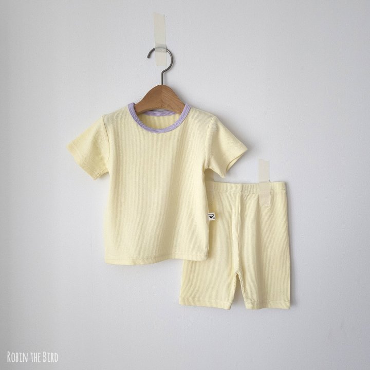 Saerobin - Korean Baby Fashion - #smilingbaby - Modal Ribbed Short Sleeved Easywear - 5