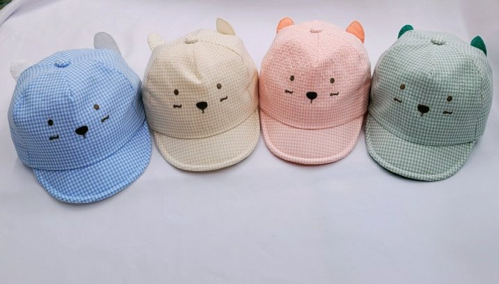 Shinseage Kids - Korean Children Fashion - #childofig - Rabbit Check Hat