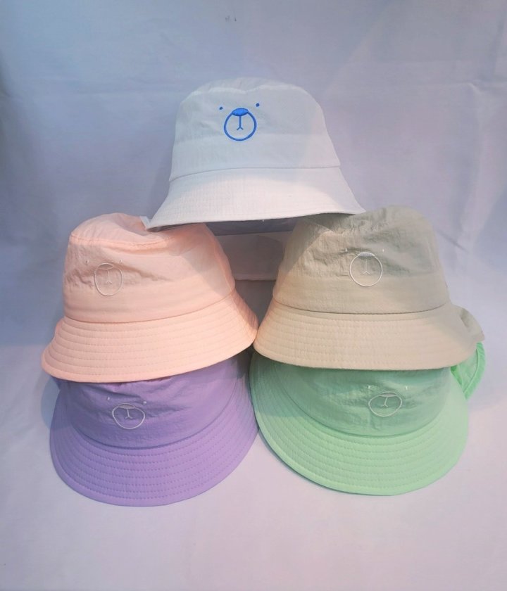 Shinseage Kids - Korean Children Fashion - #kidsshorts - Bear Flap Bucket Hat