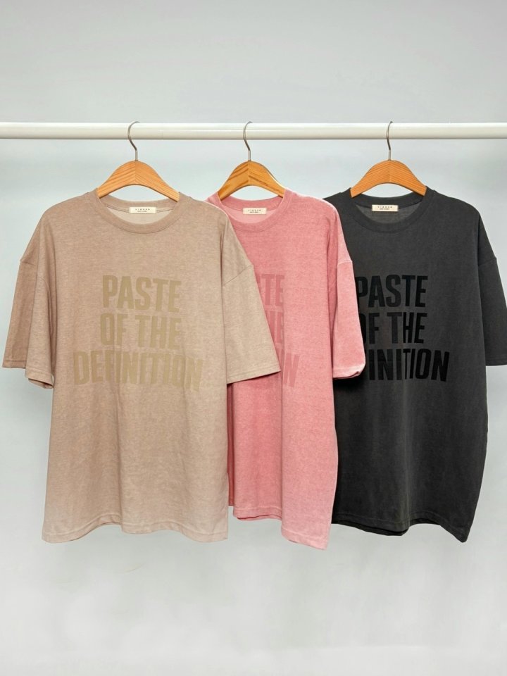 Sienne - Korean Women Fashion - #momslook - Defy Pigment Box Short Sleeve Tee