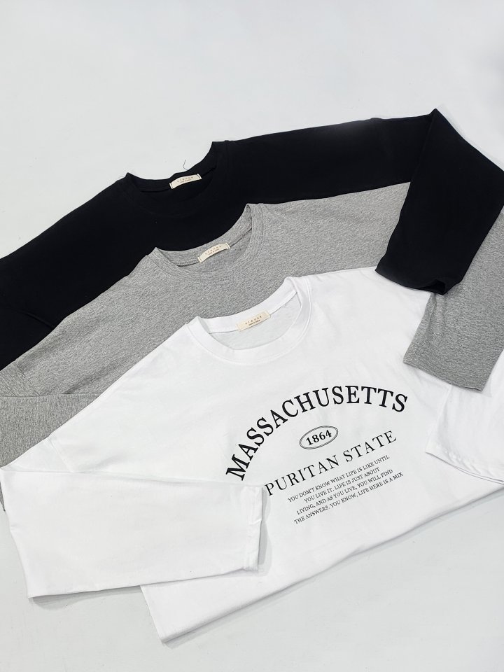 Sienne - Korean Women Fashion - #shopsmall - Massa Long Sleeve Tee