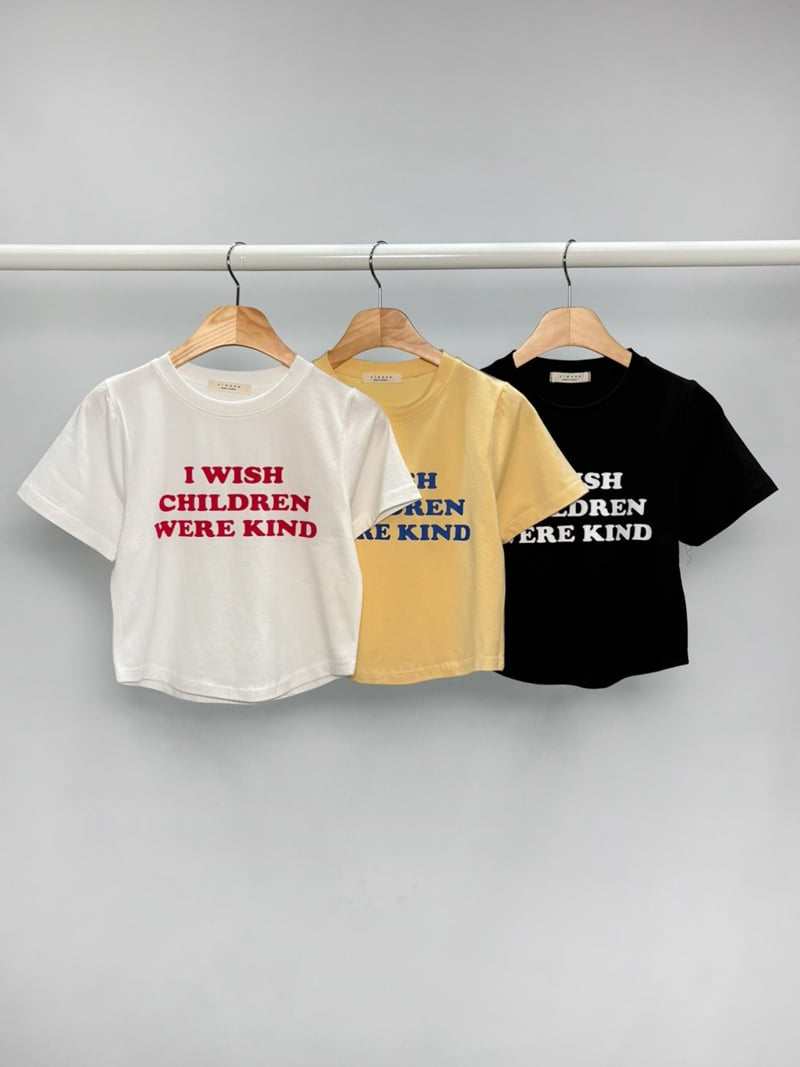Sienne - Korean Women Fashion - #vintageinspired - Kind Short Sleeve Tee