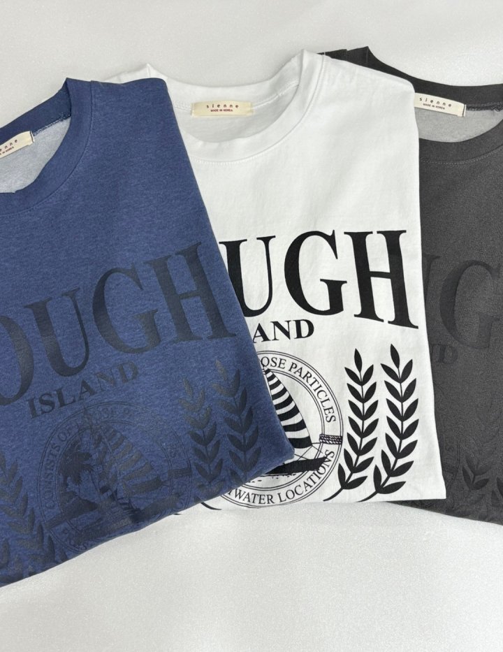 Sienne - Korean Women Fashion - #vintagekidsstyle - Rough Pigment Box Short Sleeve Tee - 2