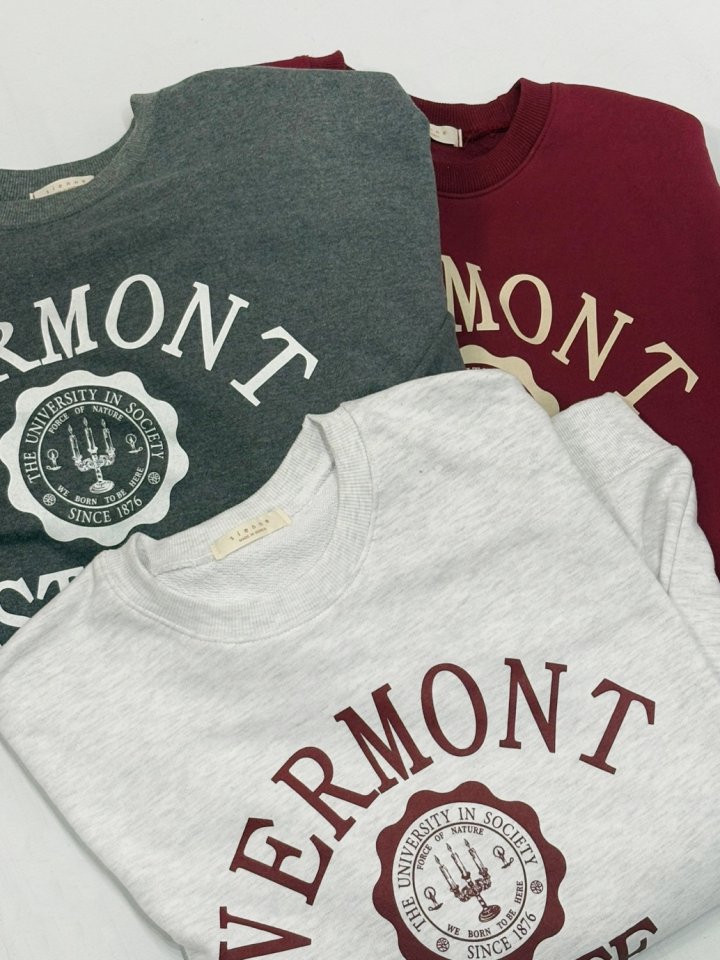 Sienne - Korean Women Fashion - #womensfashion - Vermont Boxy Sweatshirts