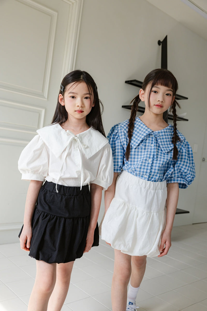 Sm2 - Korean Children Fashion - #Kfashion4kids - Big Collar Blouse - 7