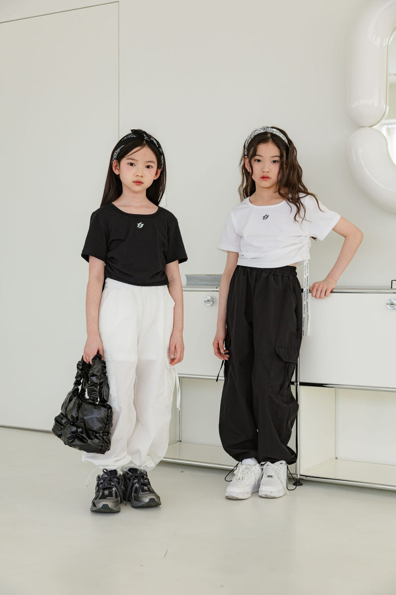 Sm2 - Korean Children Fashion - #Kfashion4kids - Nylon Jogger Pants