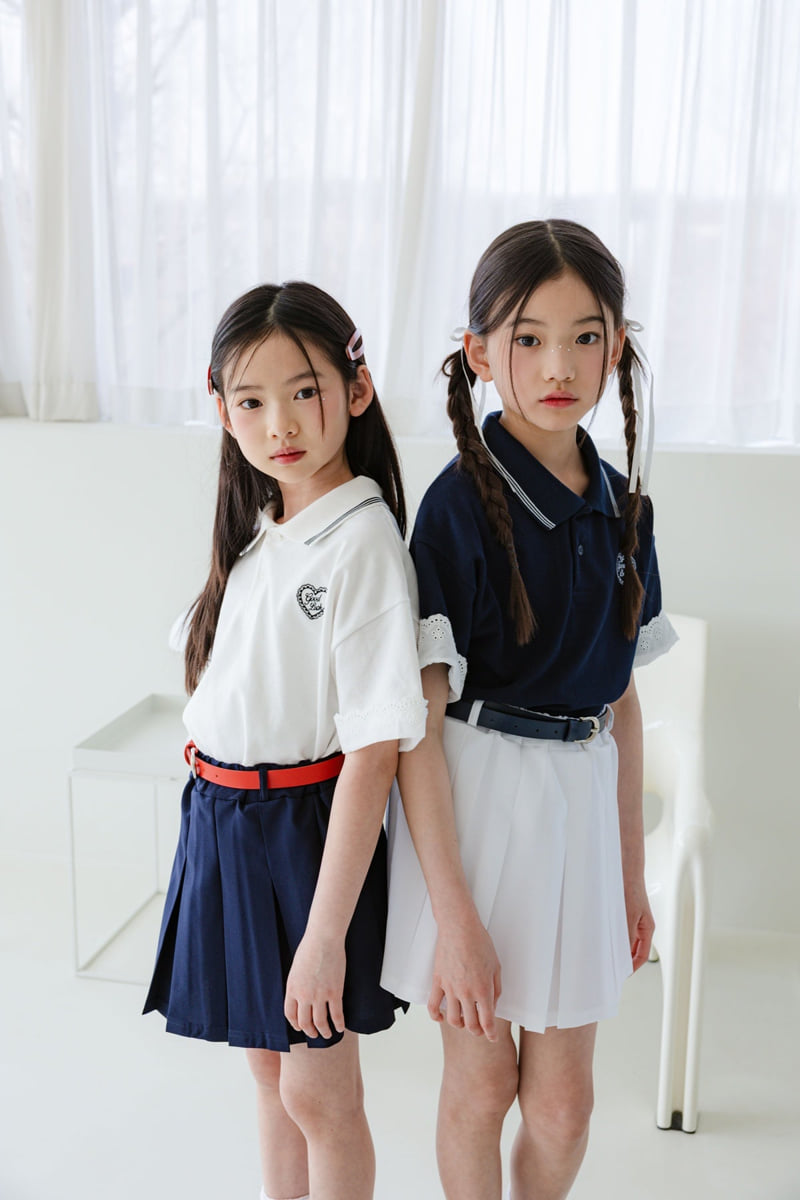 Sm2 - Korean Children Fashion - #childofig - Lace Collar Tee - 10