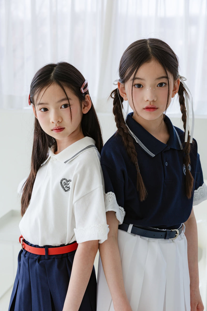 Sm2 - Korean Children Fashion - #childofig - Lace Collar Tee - 9