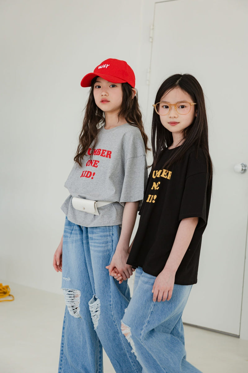 Sm2 - Korean Children Fashion - #childofig - Number One Tee - 6