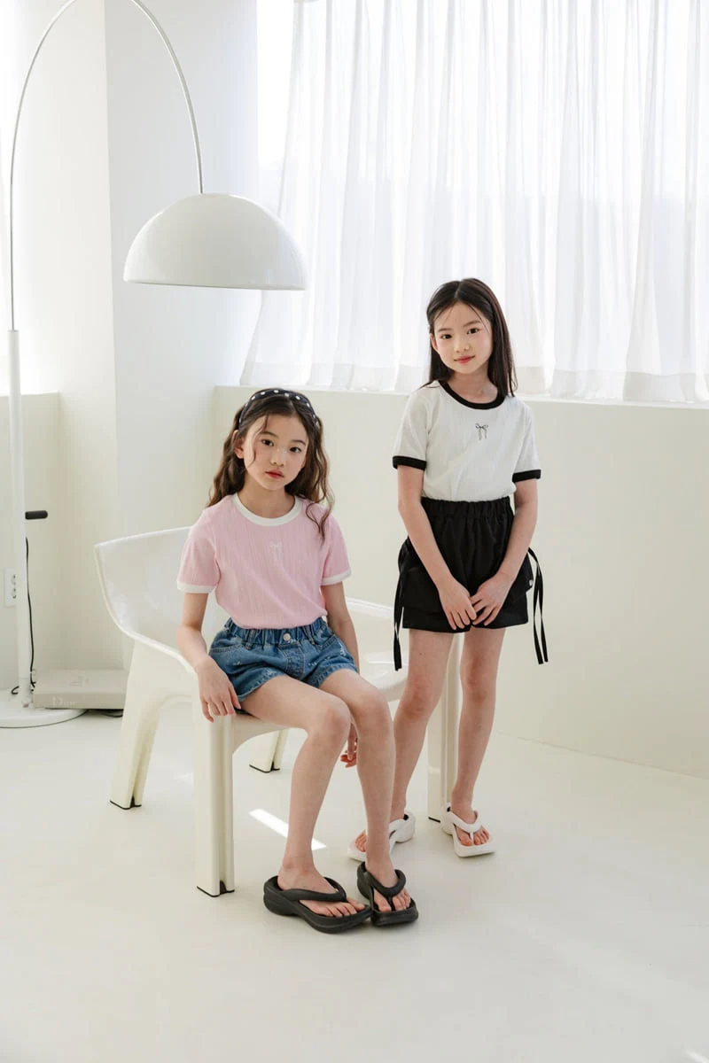 Sm2 - Korean Children Fashion - #childofig - Ribbon Rib Tee - 3