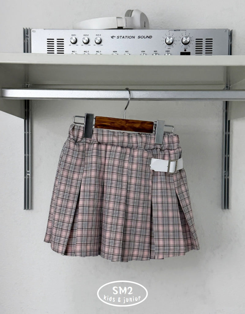 Sm2 - Korean Children Fashion - #childrensboutique - Checked Skirt - 12