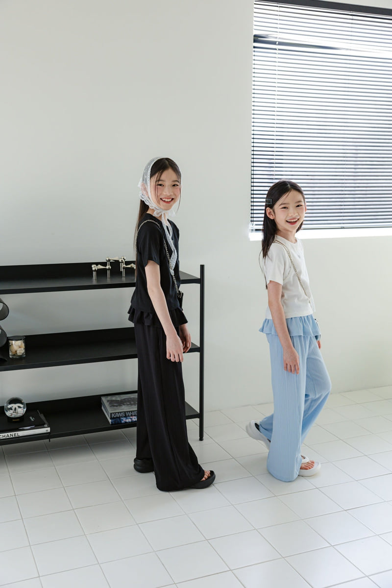 Sm2 - Korean Children Fashion - #childrensboutique - Frill Wide Pants - 7