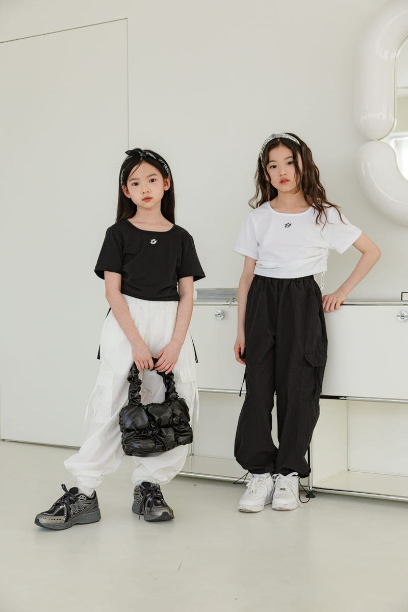 Sm2 - Korean Children Fashion - #childrensboutique - String Short Sleeve Tee