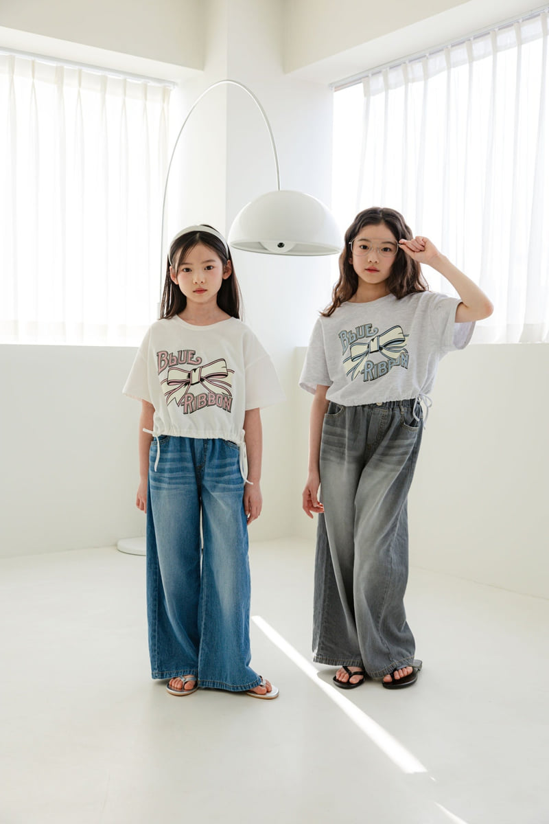 Sm2 - Korean Children Fashion - #childrensboutique - Ribbon Crop Tee - 9