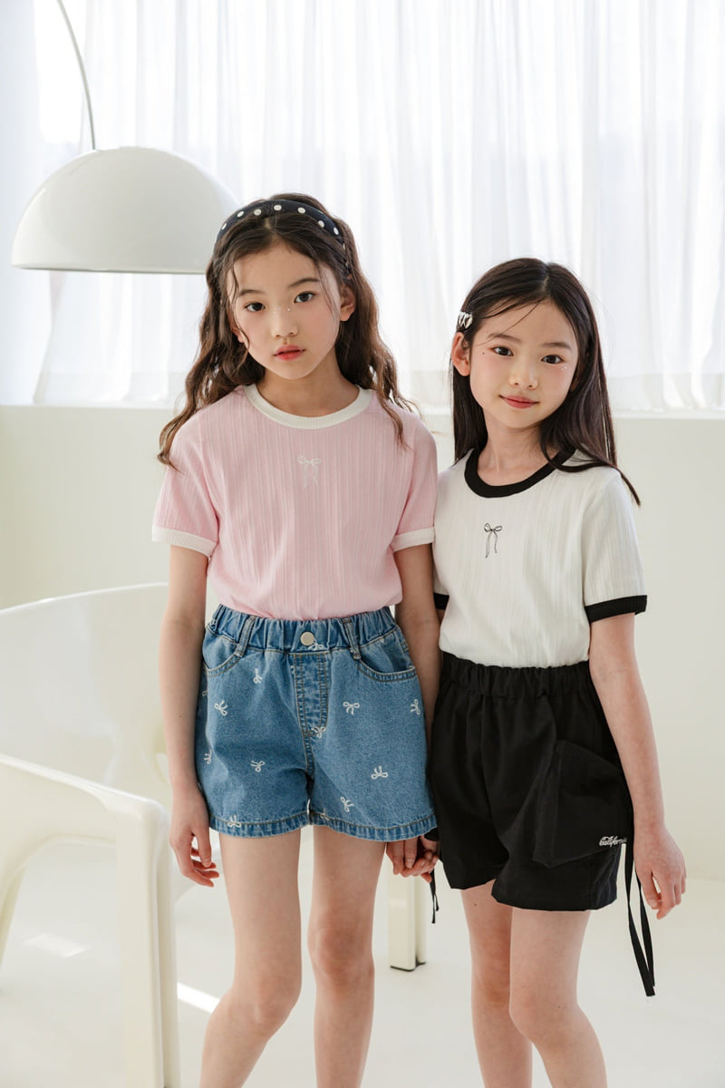 Sm2 - Korean Children Fashion - #childrensboutique - Ribbon Rib Tee - 5