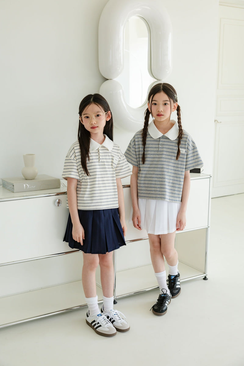Sm2 - Korean Children Fashion - #designkidswear - Stripe Carat Tee - 3