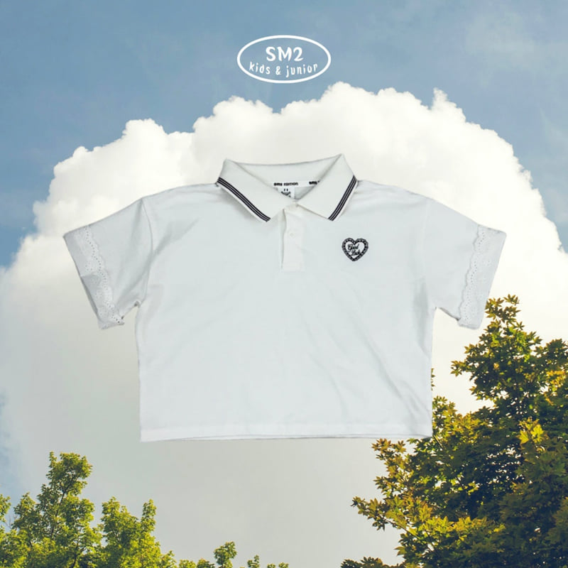 Sm2 - Korean Children Fashion - #designkidswear - Lace Collar Tee - 12
