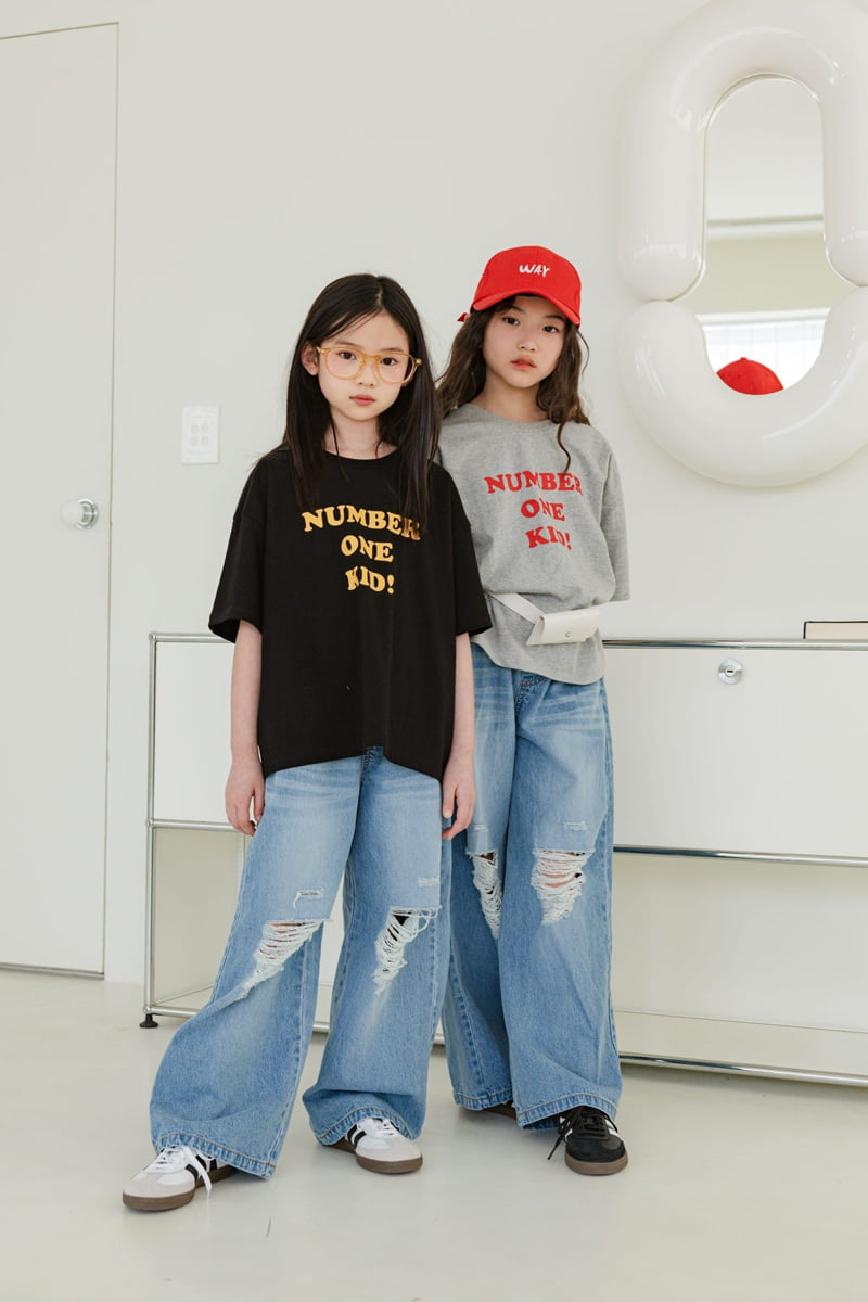 Sm2 - Korean Children Fashion - #designkidswear - Number One Tee - 9