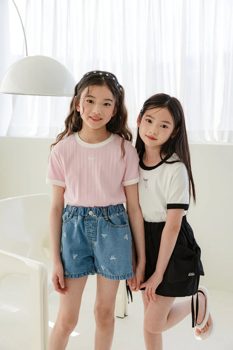 Sm2 - Korean Children Fashion - #designkidswear - Ribbon Rib Tee - 6