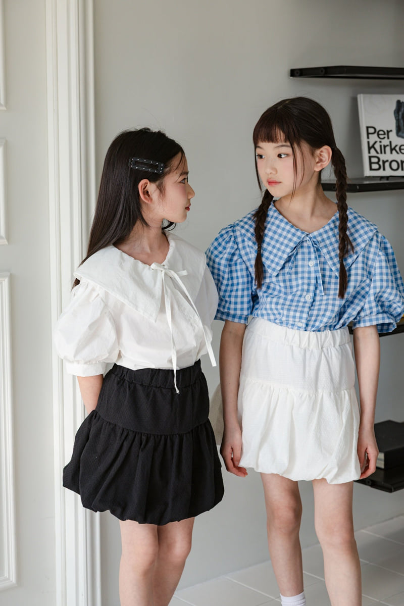 Sm2 - Korean Children Fashion - #discoveringself - Big Collar Blouse - 2